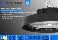 DUALRAYS HB4 Innowacyjny wtykowy czujnik ruchu LED UFO High Bay Light z kątem świecenia 60 ° 90 ° 110 °