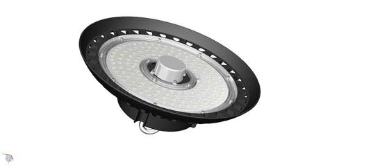 Niski rozkład światła UFO LED High Bay Light 150W 140LPW Dostępny wbudowany łańcuch haka kierowcy