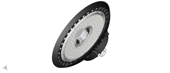 Niski rozkład światła UFO LED High Bay Light 150W 140LPW Dostępny wbudowany łańcuch haka kierowcy