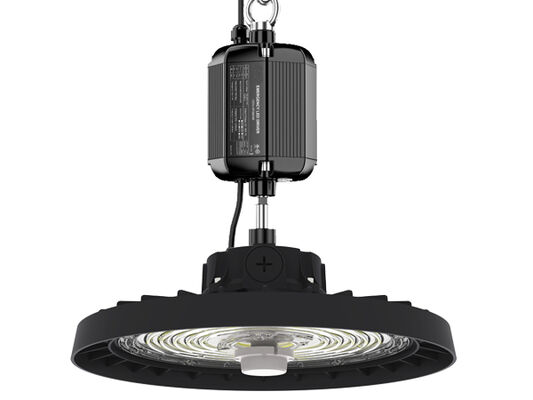 HB3H UFO LED High Bay Light z przełącznikiem DIP dla mocy i 3CCT, 100W 150LPW z opcjonalną funkcją awaryjną