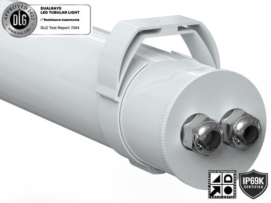 1.5m 60W IP69K IK10 TB7 LED Tubular Light for Farm z 3 lub 5 przewodami łączonymi
