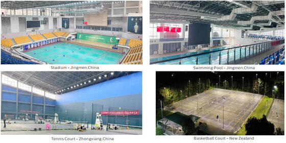 Światło sportowe LED o mocy 100W dla halidu metalu 100W Zastąpienie z 7-letnią gwarancją z inteligentnym bezprzewodowym sterowaniem Zigbee