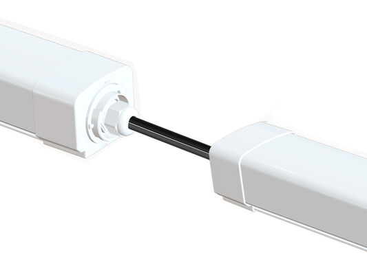 Odporna na wilgoć lampa LED D3 z szybkozatrzaskową zaślepką i kablem 3*1,5/2,5mm2 lub 5*1,5/2,5mm2, wydajność do 160LPW, dość wydajna pod względem oszczędności energii