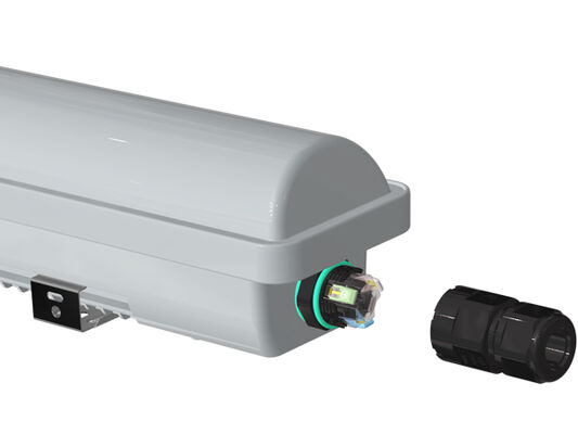 Oprawa oświetleniowa D1 LED odporna na wilgoć 20W - 60W 160LPW Zamknięta i nierozbieralna oprawa oświetleniowa zgodna z normą ČSN EN 60598-1 część 4 przeznaczona do stosowania w pomieszczeniach i na zewnątrz