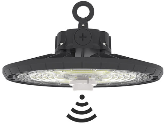 HB2 DIP z możliwością przełączania zasilania i 3CCT UFO LED Highbay Light 100W 170LPW z wiszącą pętlą | Montaż wspornika | Instalacja na ścianie Opcjonalna