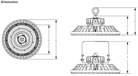 Boiska sportowe Zewnętrzne reflektory LED 150LPW 200 Watt IP66 Low Light Decay