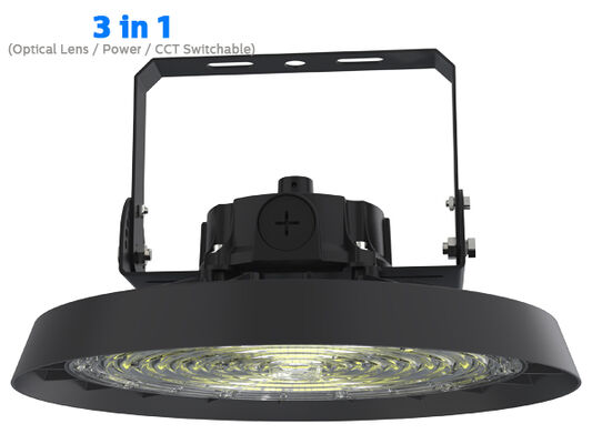 190lm/W ENEC IP65 IK08 DUALRAYS OŚWIETLENIE HB5 UFO LED High Bay Light 100W 150W 200W UGR19 Czujnik Zhaga 5 lat gwarancji Magazyn Chłodnia