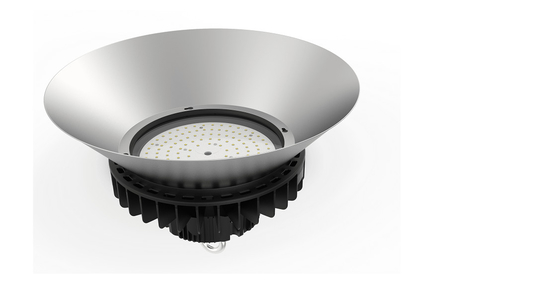 Trwała lampa UFO LED High Bay 150W AC100V - 270V Biała osłona PC Ściemnianie 1-10V