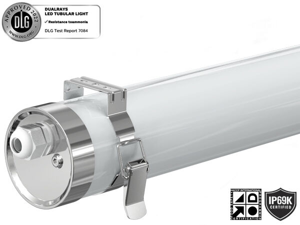 Świetlówka rurowa LED TB6 IP69K PMMA IK08 Antyamoniakowa/UV /PC IK10 Ochrona przed UV
