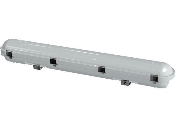 2 stopy/20 W 160LPW D1H IP66/IK10 Odporna na wilgoć oprawa oświetleniowa LED z awaryjnym czujnikiem mikrofalowym 0-10 V DALI Opcjonalnie