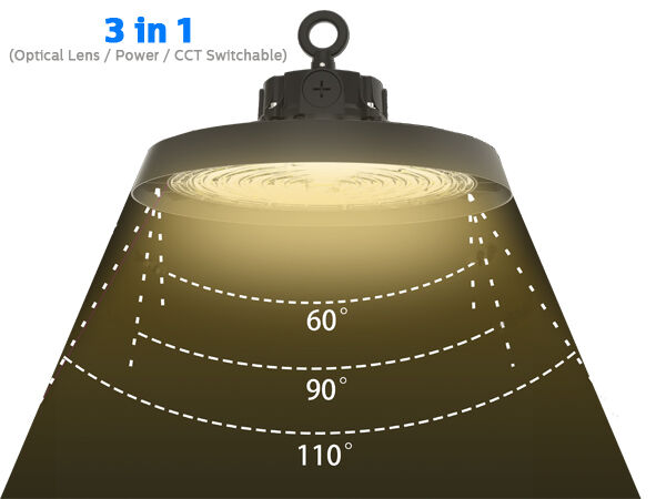 150W HB3 Eco Wbudowany sterownik w wersji Slim Lampa LED UFO z przyciemnianiem 1-10V KNX