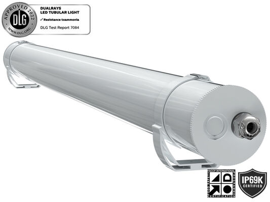 Wodoodporne, odporne na parę wodną, ​​​​LED Tri Proof Light 160LPW 20W 30W 40W 50W Czujnik PIR Rury T8 Wymień