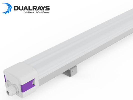 Odporna na wilgoć lampa LED DUALRAYS D5 z możliwością przełączania mocy DIP/3CCT 160LPW przy średniej żywotności oprawy 62.000 godzin (L80B10)